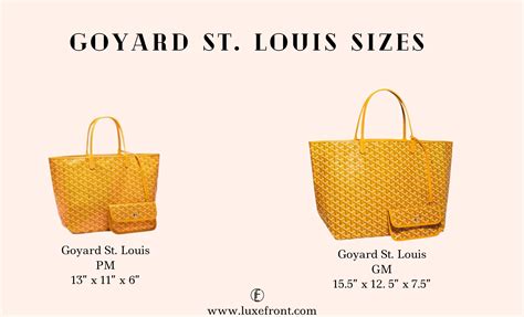 goyard bag sizes.